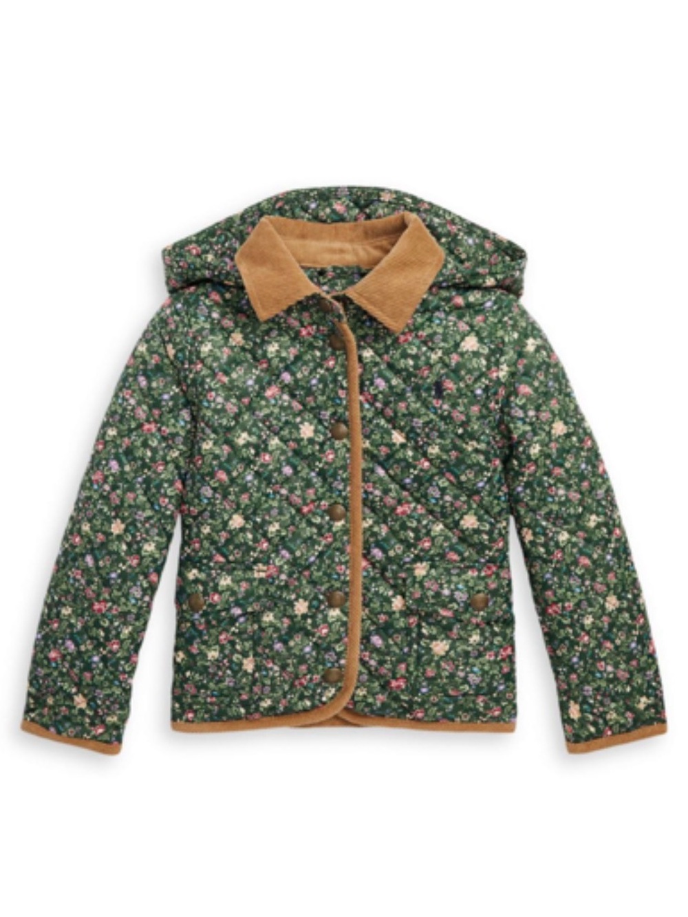 POLO Ralph Lauren Water Resistant Addison Floral Print Quilted Jacket | NEWn